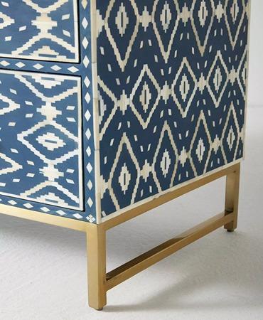 Zara Bone Inlay Chest of Drawers