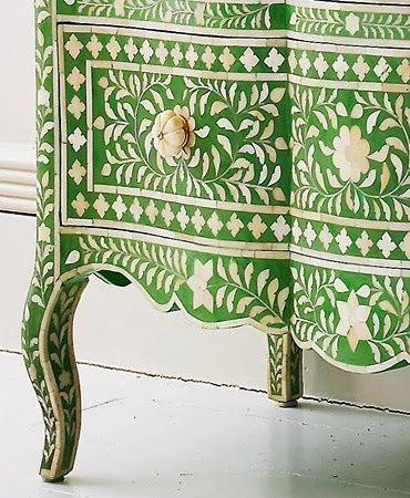 Midnight Garden Console Table