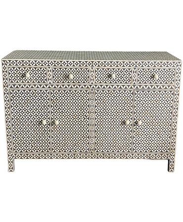 Golden Lattice Sideboard