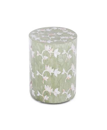 Floral Bird End Table